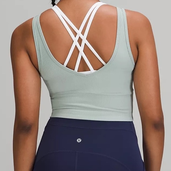 🌿NWT Lululemon Power Pivot Tank Top *Ribbed - Picture 2 of 3